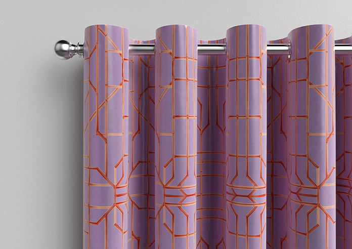 Bamboo Candy, Red Lilac - Made To Measure Curtains - Image 12